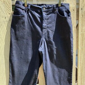 Gloria Vanderbilt Sz 10 Dark Wash All Around Slimming Effect Amanda Skimmer Crop